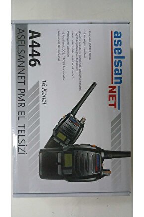 A446 El Telsizi (PMR) Pil Ve Şarj Dahil ( TEKLİ )