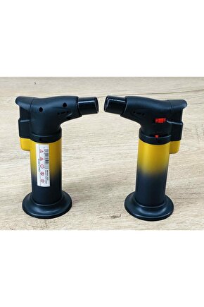 2 Tane 1300 Derece Profesyonel Pürmüz Alev Çakmak Orta Boy Tourch Ateşleyici