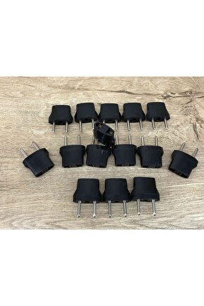 15li Set Amerikan Fişini Türk Fişine Çevirici Adaptör Türkiye Elektrik Priz Dönüştürücü Yerli Üretim