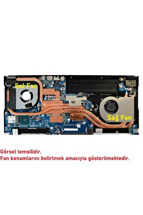 Monster Abra A7 V12.7 Notebook Cpu Fanı Ver.1 (Sağ Fan)