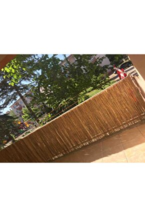 1x5 Kamış Hasır Doğal Dekoratif Çit - İç ve Dış Mekan İçin