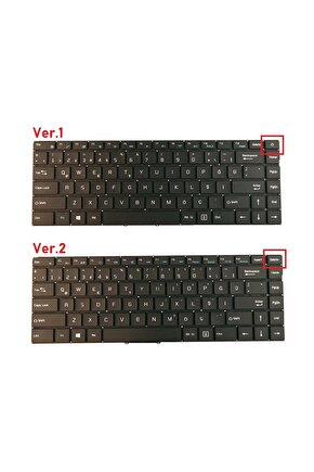 Casper Nirvana C350.5005-4500T Notebook Klavyesi - Siyah - TR - Ver.1