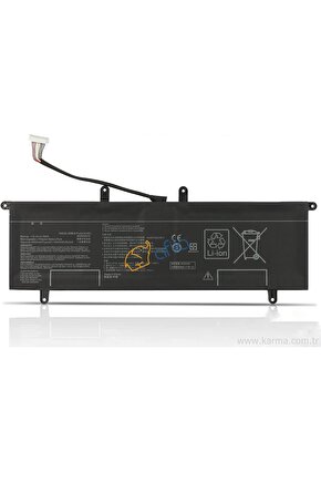 Asus Zenbook Duo UX481, UX481F, UX481FA, C41N1901 Notebook Bataryası, Laptop Pili  RASL-191