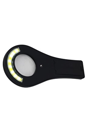 Cob Ledli Işıklı + Para Kontrol Mor Işıklı Büyüteç Mlv