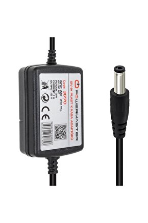 Pm-31770 12 Volt - 1 Amper - 12 Watt 5.5*2.5 Uçlu Iki Ucu Kablolu Masaüstü Adaptör