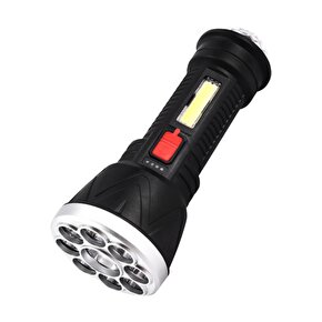 ShopZum CL-W09 9+1 LEDLİ MİNİ DİSKO TOPLU ŞARJLI EL FENERİ