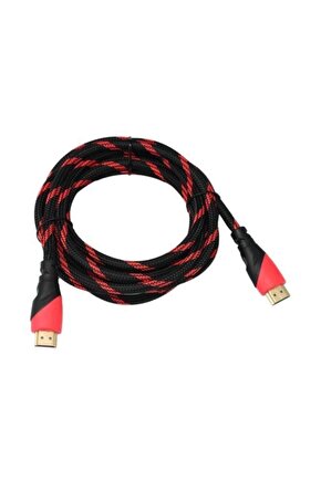 3 Metre Hdmi Kablo 1.4v 4k Full Hd Tv Görüntü Hdmi Kablosu Örgülü 3m