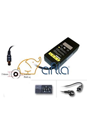 Hp 19V 4.74A 90W (7.4*5.0mm) Notebook Adaptörü, Şarj Çihazı 709986-002 ( Üretici)