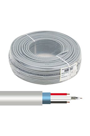 250 Metre 2+1 CCTV 0.34mm Kamera Kablosu (250M)
