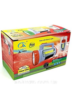JA-1953 5W Solarlı+Şarjlı El Fenerli Işıldak (Om-27)