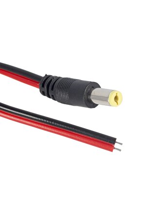 Tk 34 Fiş Kablolu Tek Uçlu Kamera Için Dc Power Jack Kablolu