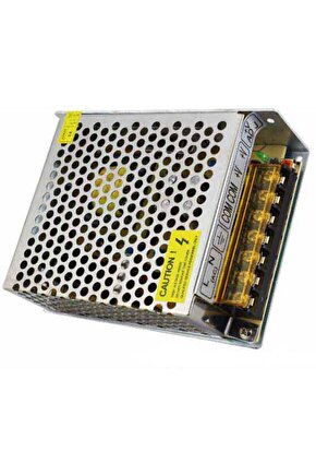 Powermaster 12 Volt - 8.5 Amper Metal Kasa Adaptör