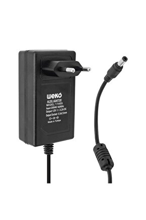 12 VOLT - 3.2 AMPER - 38 WATT 5.5*2.5 UÇLU PLASTİK KASA PRİZ TİP ADAPTÖR KUTULU YERLİ ÜRETİM (4887)