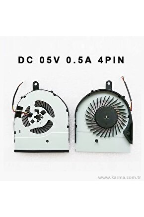 Dell inspiron 15 5000 Serisi NS85A00-14K14, DFS541105FC0T FG9V Cpu Fanı  FAN536