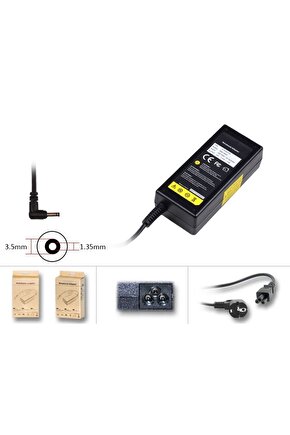 Casper Nirvana X600.5500-8V00X-G Notebook Adaptörü, Şarj Aleti Cihazı 65W