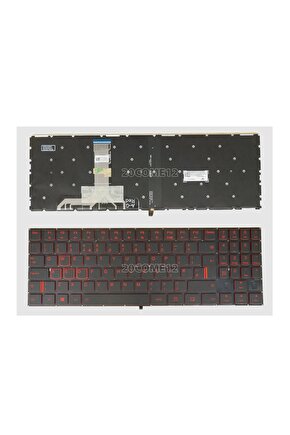Lenovo Legion Y520-15IKBA, Y720 Serisi Notebook Klavye - Kırmızı Tuşlu (Siyah TR) Işıklı KL0033LD