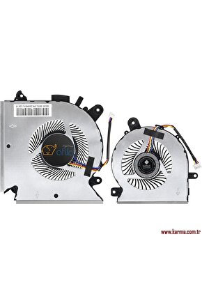MSI GF65 Thin, GF65 9SE, GF65 9SD, ... vb Notebook Cpu, Gpu Fanı, işlemci ve Ekran Kartı Fanı (Sağ,S