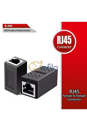 QPORT Q-J6D CAT6 DİŞİ DİŞİ BİRLEŞTİRİCİ APARAT