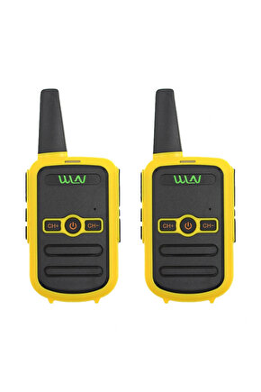 Wln Kd-c51 16 Kanal Sarı Kasa Şarj Aleti Dahil İkili Telsiz (3-5 Km)