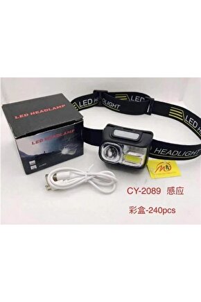 Cy-2089 Ledli Şarjlı Kafa Feneri