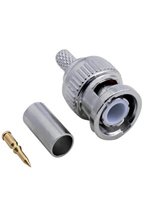 RG 58 TİP BNC FİŞ ERKEK SIKMALI KONNEKTÖR