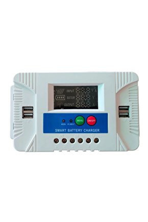 Pm-20a 12 Volt - 24 Volt - 20 Amper 4 Usbli Dijital Otomatik Solar Şarj Regülatörü