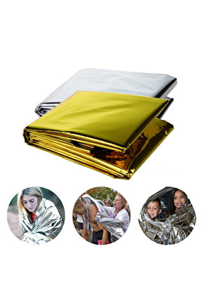 SOĞUK VE SICAK TUTAN ÇİFT TARAFLI GOLD ACİL DURUM BATTANİYESİ