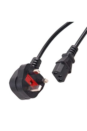 3 x 0.75 Mm İngiliz Tip 1.5 Metre C7 Güç Kablosu PM-17891