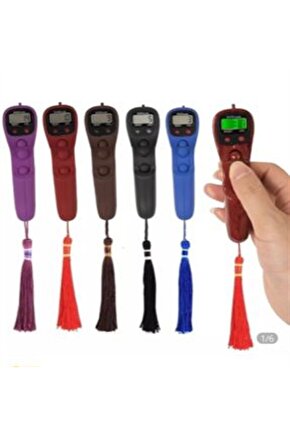 Pm-6691 Dijital Tesbih ( Pembe- Kırmızı-kahverengi- Siyah- Mavi)