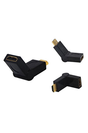 HDMI ERKEK DİŞİ ARA OYNAR BAŞLI APARAT (4989)