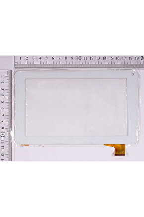 YCF0119, 86V 7 Tablet uyumlu Dokunmatik Panel - Beyaz