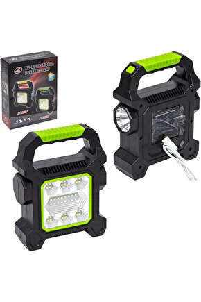 Jy-258c 3 Kademeli Şarjlı Çok Fonksiyonlu Solar Panelli Işıldak ( )