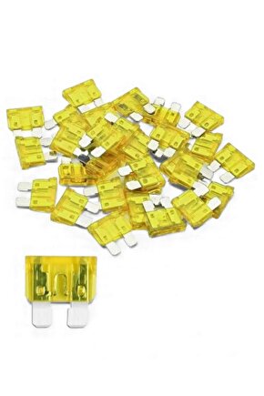 50 ADET 20 Amper Bıçak Tip Oto Sigorta – Araç Elektrik Koruma ve Yedek Parça