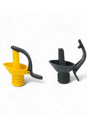 1Adet Renkli Şişe Dökme Aparatı – Sızdırmaz Yağ & Sos Dökücü