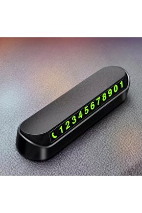Araç Torpido Üstü Aç Kapa Numaratör, Fosforlu Numaratör, Park Numaratör, Oto Cam Kartı