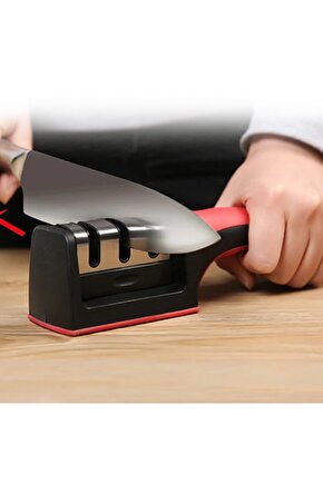 Profesyonel Bıçak Bileyici 3 Açılı Elmas El Bıçakları Bileme