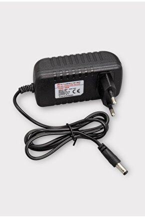 12V 2A 5.5x2.5 mm Uçlu Plastik Kasa Priz Tipi Adaptör