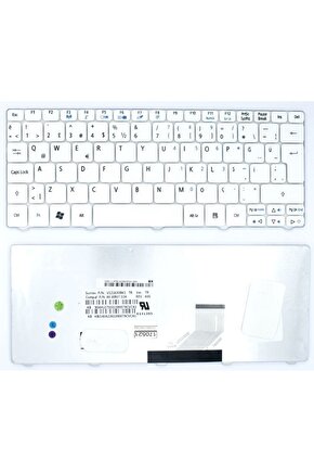 PK130AU1A07,PK130AU2012,PK130D32B08 Notebook Klavye Beyaz TR