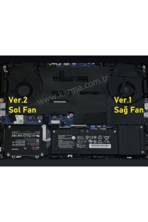 Casper Excalibur G900 Serisi Notebook Fanı  Ver.2 (Sol Fan)