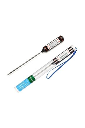 Dijital Termometre Sıvı Gıda Et Su Yiyecek Sıcaklık Ölçer