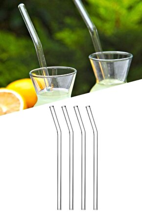 4 Adet Şeffaf Cam Pipet Seti