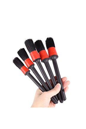 Oto Araç Detaylı Temizlik Fırça Seti 5li Oto Araba Yıkama Klima Temizleme Fırça Takımı