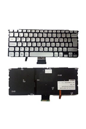 Dell PK130JN1A23, MP-10K86TQ698 Uyumlu Notebook Klavye (Gri TR)
