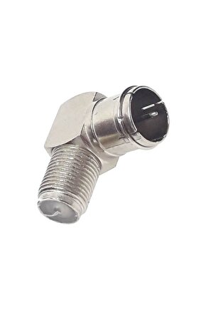 F Konnektör L Fiş Quick Geçişli L Tip 90 Derece F Hızlandırıcıı