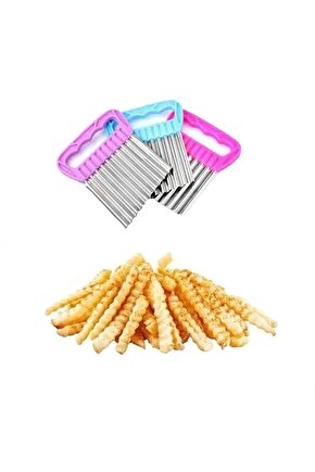 Cips Patates Doğrayıcı Chips Chopper Şekilli Sebze Ve Meyve Dilimleyici Cips Dilimleyici