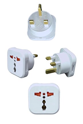 Evrensel Priz Dönüştürücü - Dünya Genelinden G Tipi (Dubai, İngiltere, İrlanda, Hong Kong, Singapur)