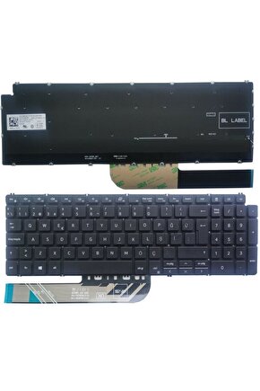 Dell inspiron P90F Notebook Klavyesi Siyah TR