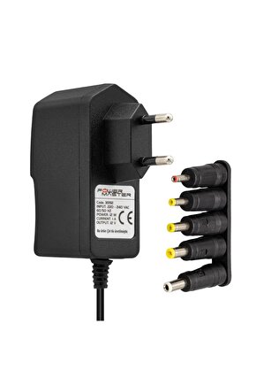 Priz Tipi 12 Volt 1 Amper 4 Uçlu Kablolu Plastik Adaptör AXE7-B43X