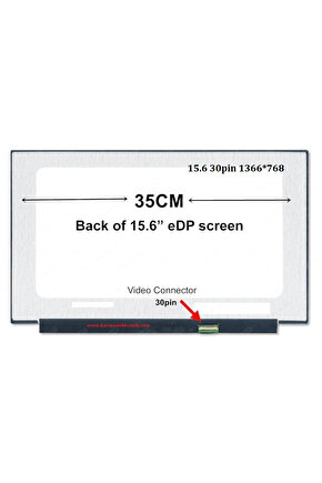 Casper Nirvana S500.1021-DE50X-G-F Notebook Lcd Ekran, Panel HD 1366*768P Ver.1