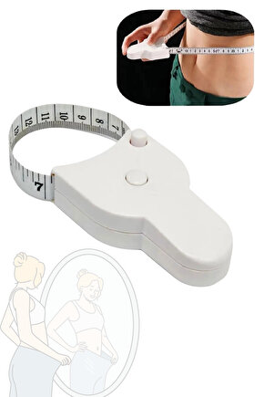 Vücut Baş Boyun Basen Mezurası Beyaz Renk Diyet ve Ölçü Mezurası
